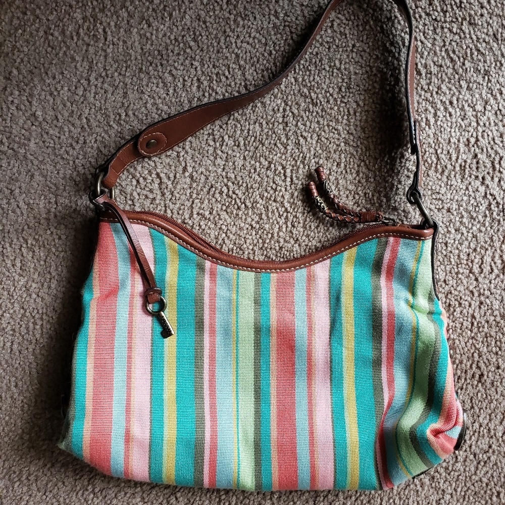 Fossil Multi Stripe Shoulder Bag - image 2
